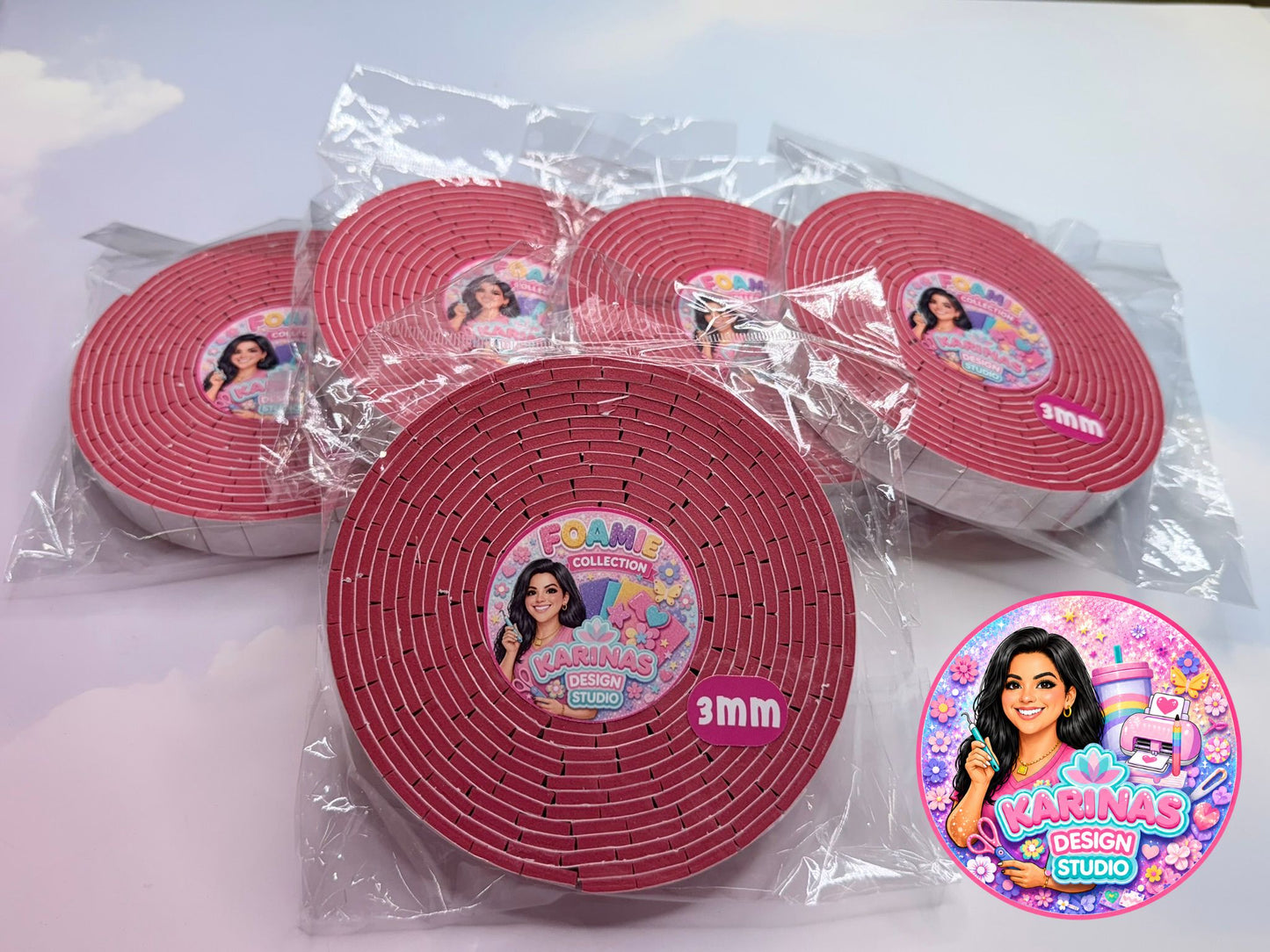 3 MM Foam Tape Rolls