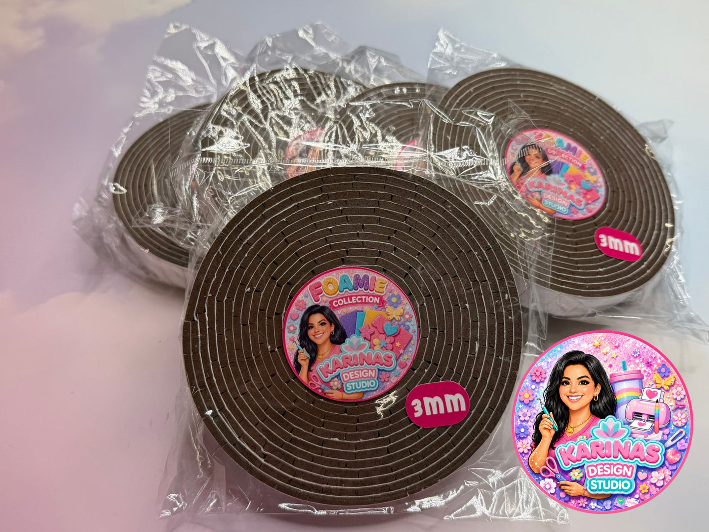 3 MM Foam Tape Rolls