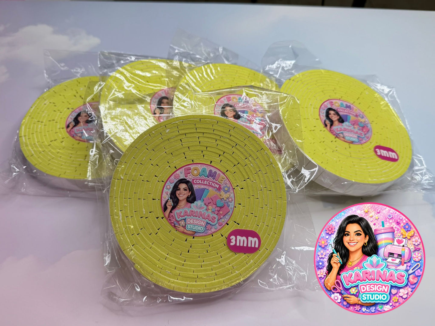 3 MM Foam Tape Rolls