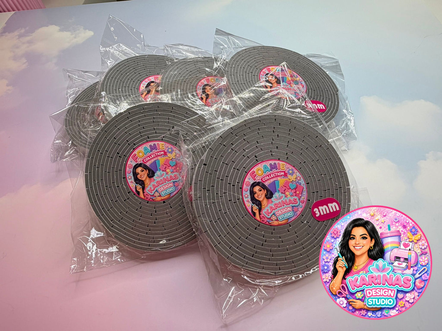 3 MM Foam Tape Rolls