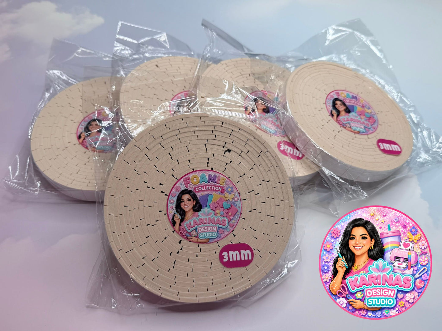 3 MM Foam Tape Rolls