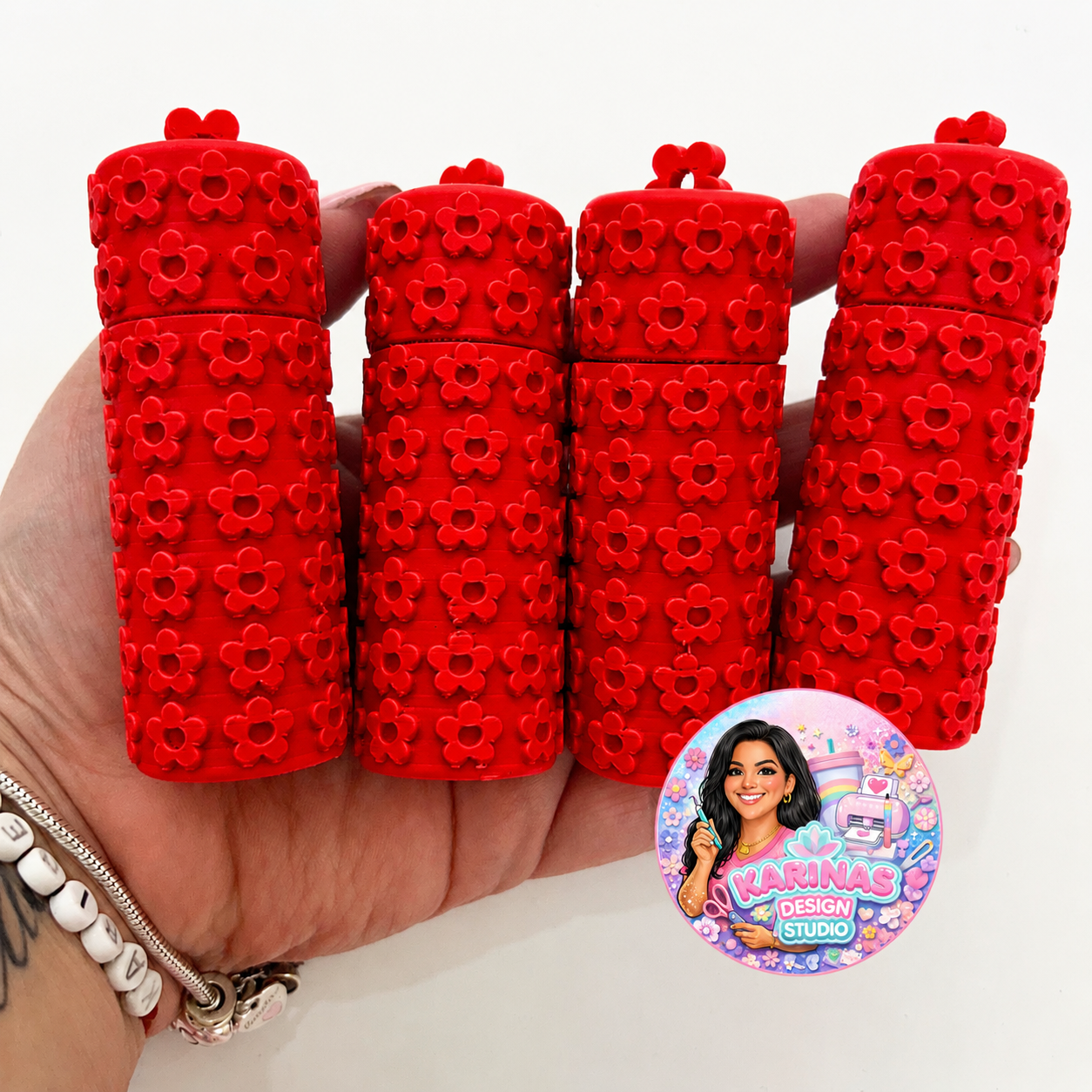 Floral Lip Balm Holder