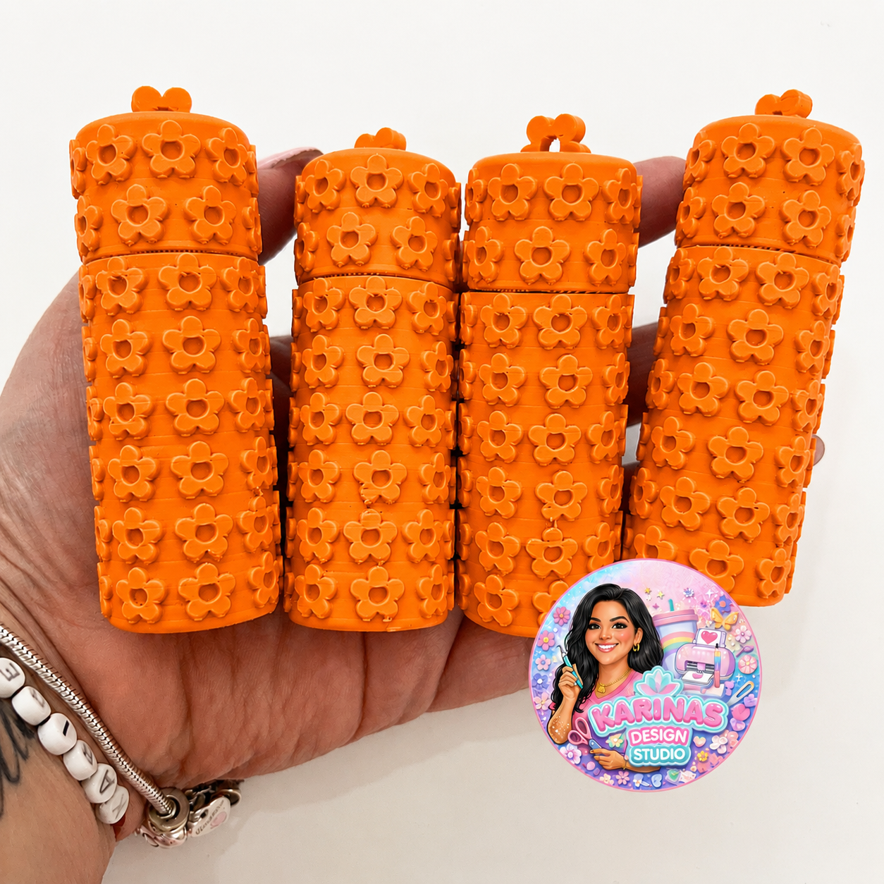 Floral Lip Balm Holder