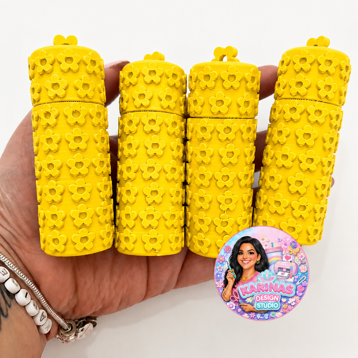 Floral Lip Balm Holder