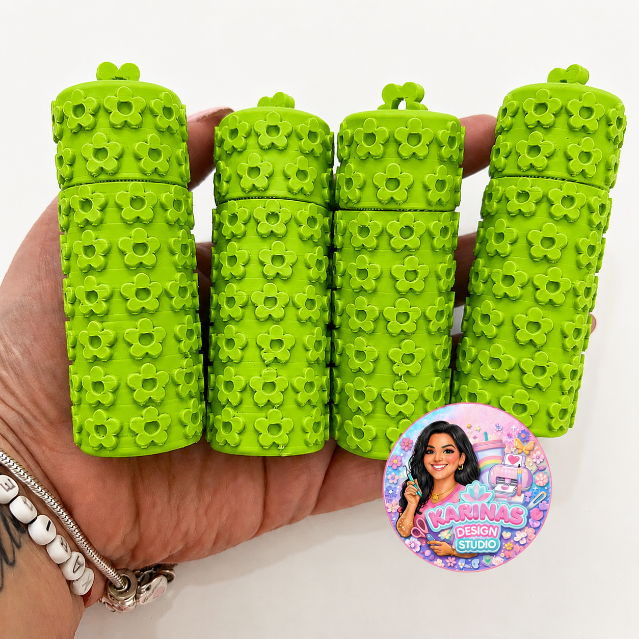 Floral Lip Balm Holder