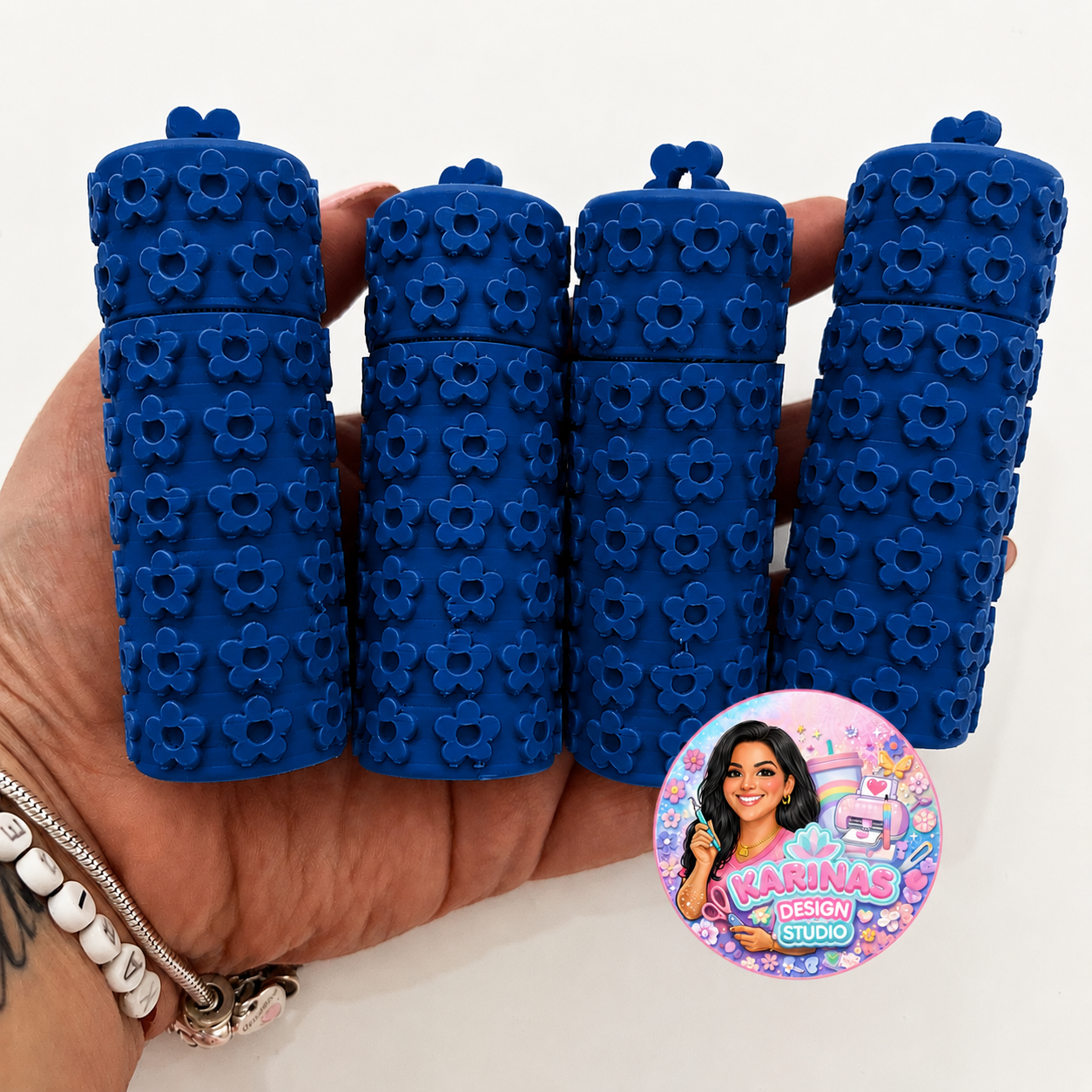 Floral Lip Balm Holder