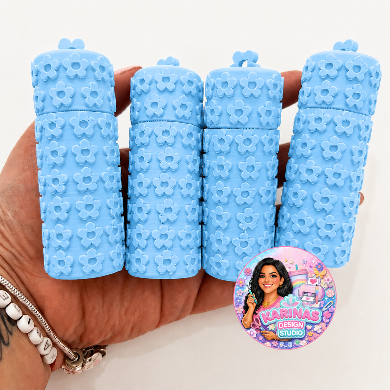 Floral Lip Balm Holder