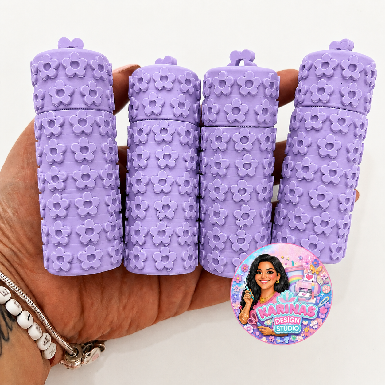 Floral Lip Balm Holder