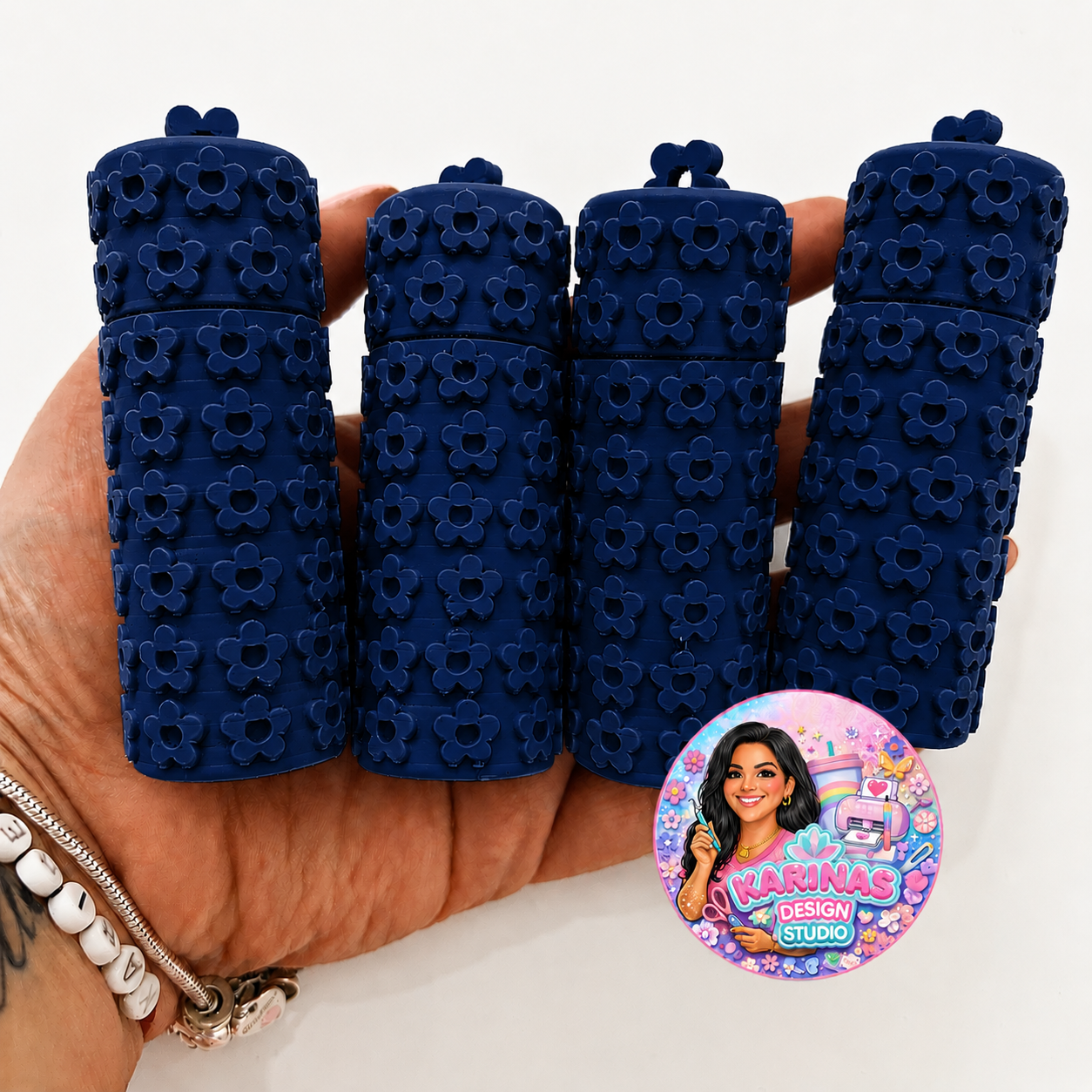 Floral Lip Balm Holder