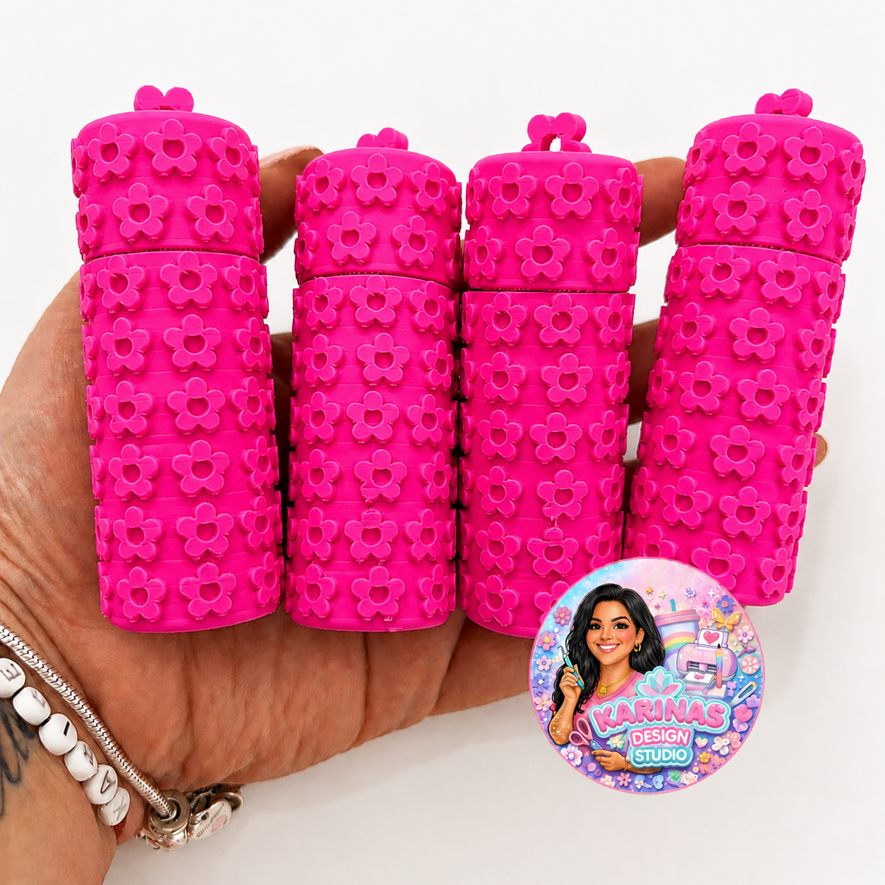 Floral Lip Balm Holder