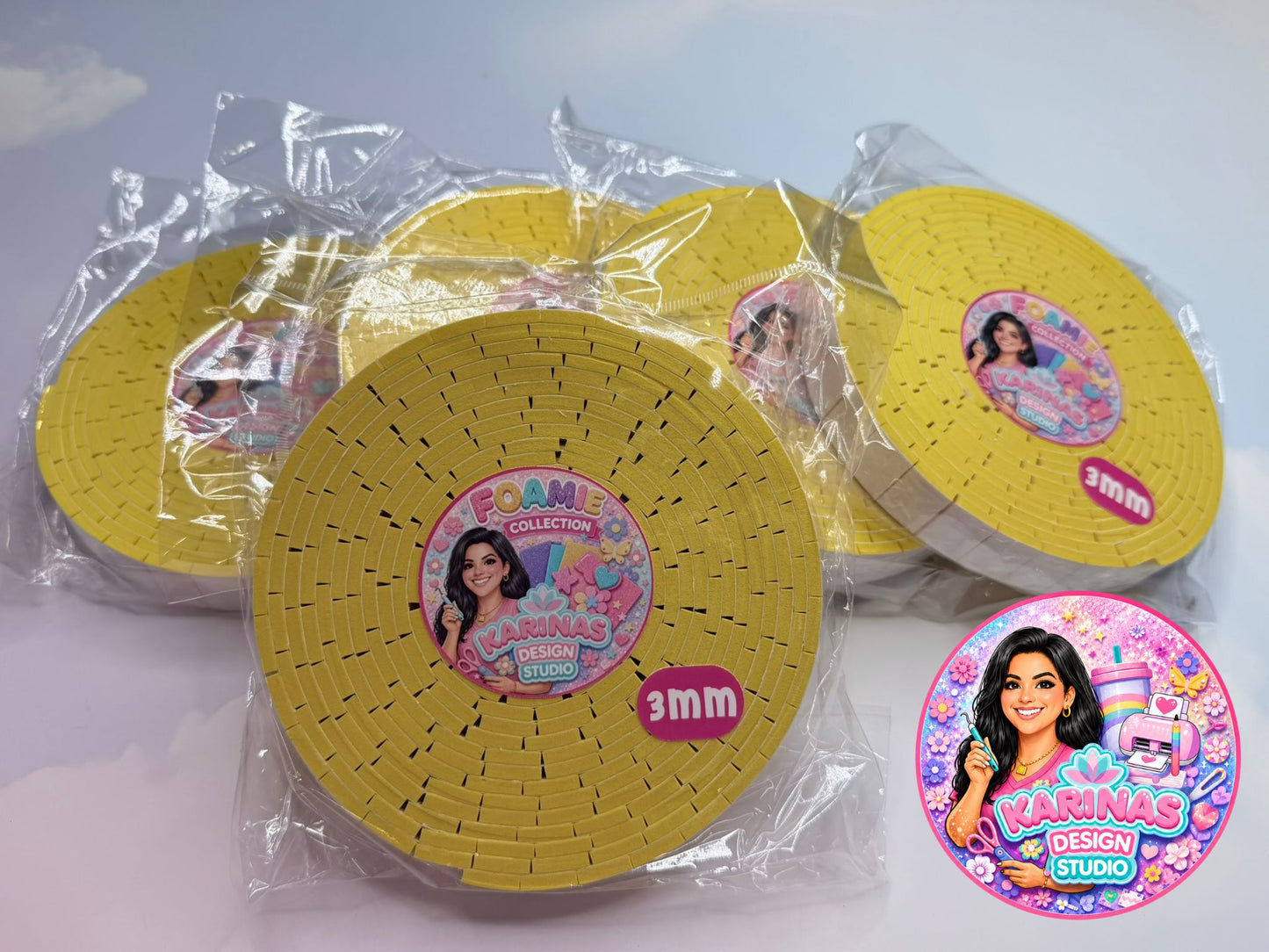 3 MM Foam Tape Rolls