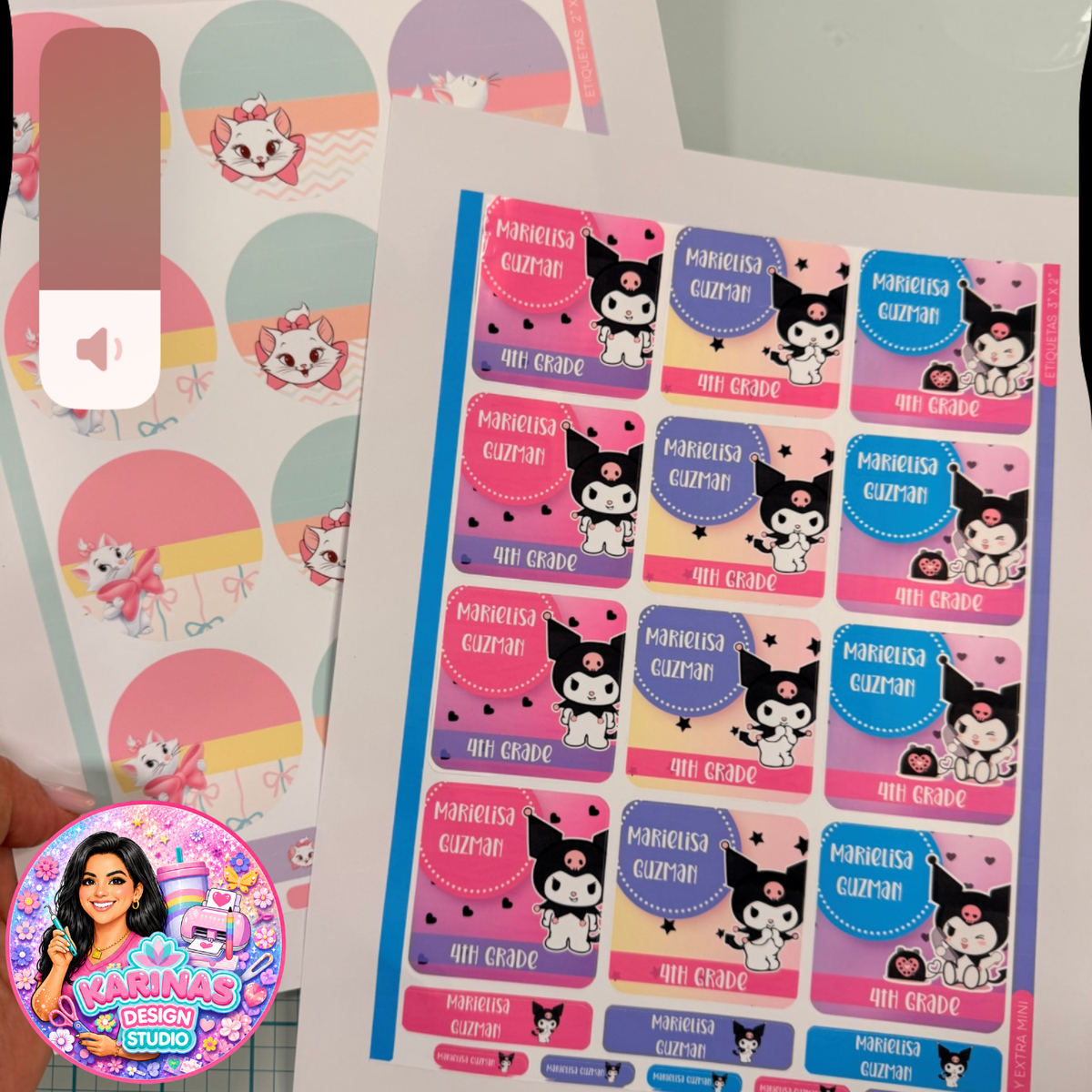 Back-to-School Personalized Labels