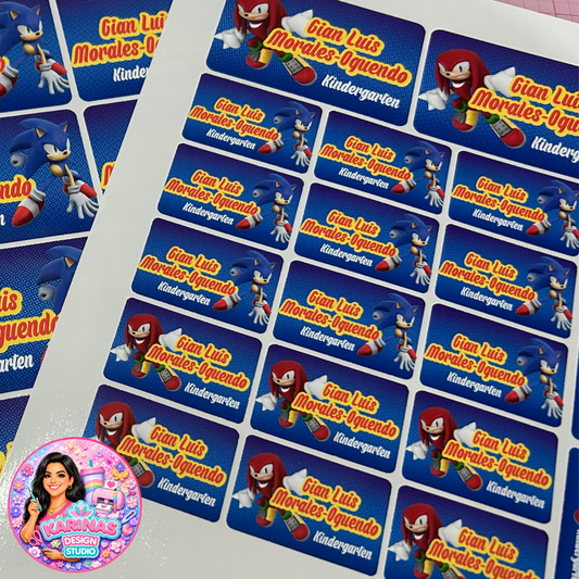 Back-to-School Personalized Labels