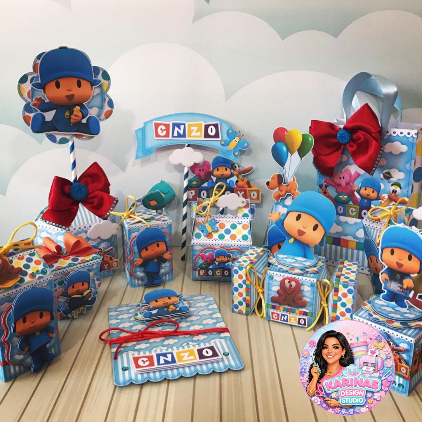 Pocoyo Inspired party favors