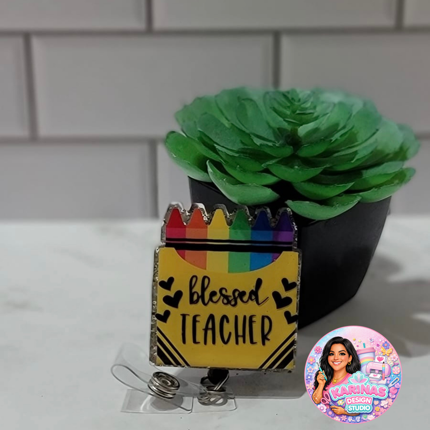 Personalized Epoxy Badge Reels
