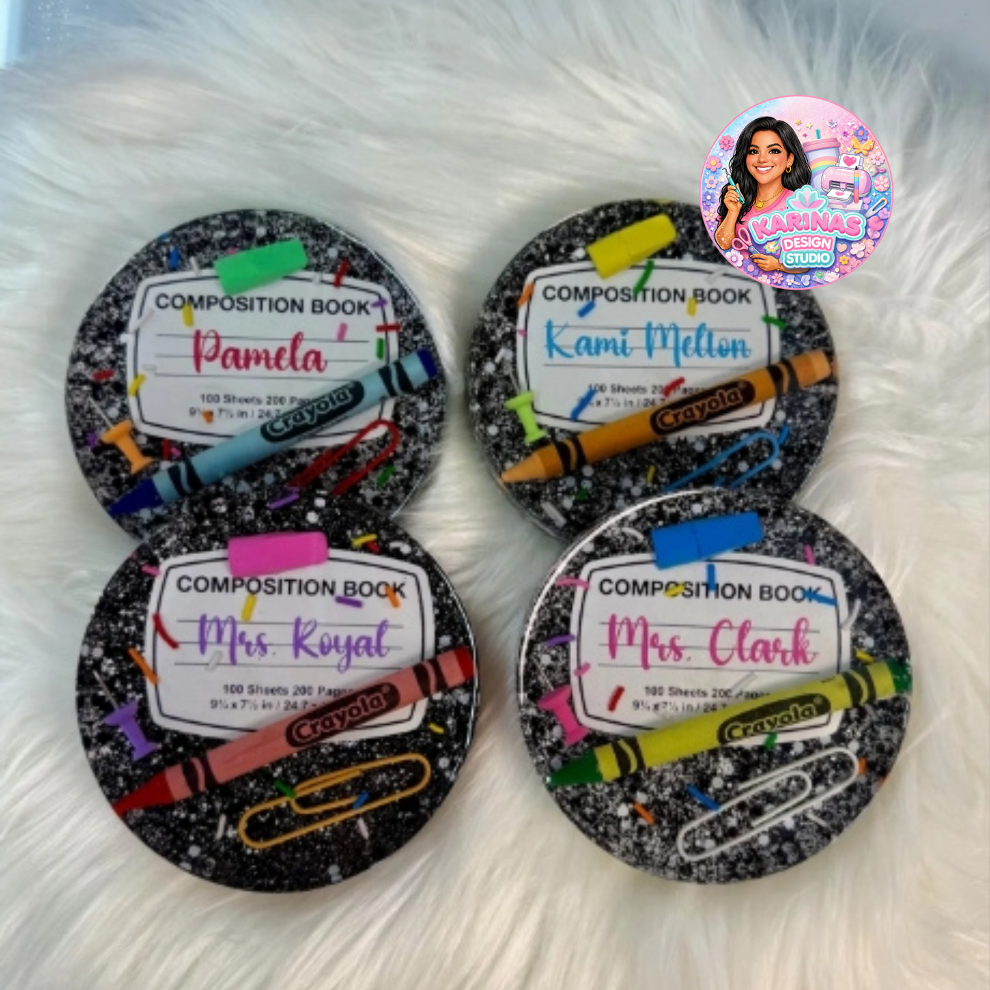Resin Teacher Coasters