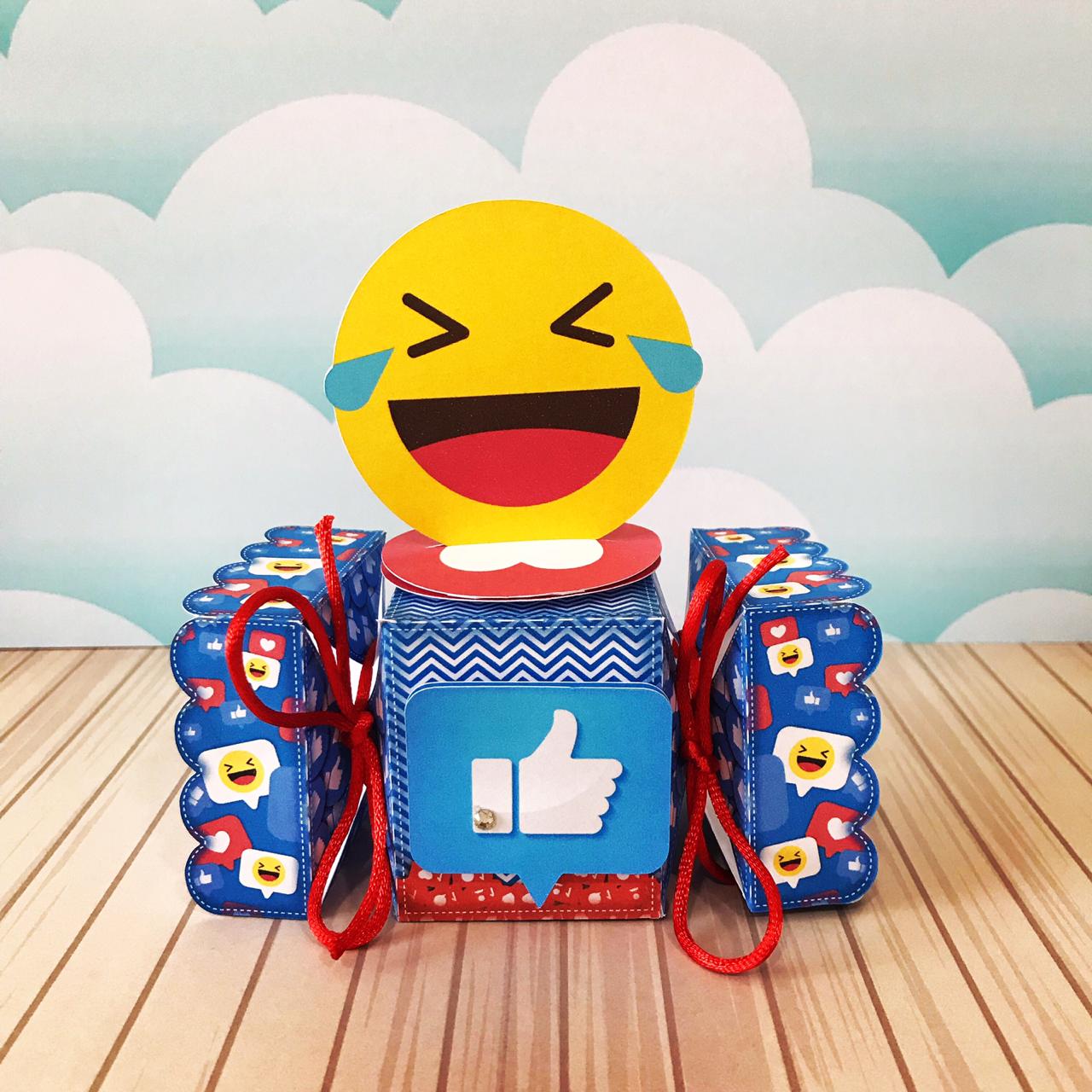 Social Media Inspired Favor Boxes