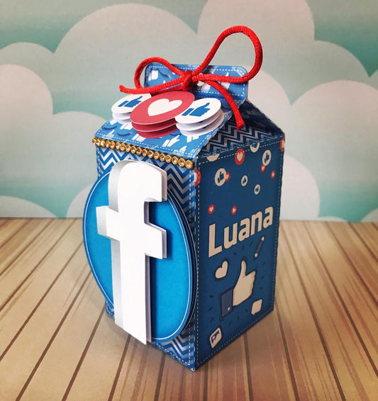 Social Media Inspired Favor Boxes
